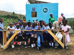 Water is...education. These children had the opportunity to watch the construction at our 4th well and learn science, industry, and biology.