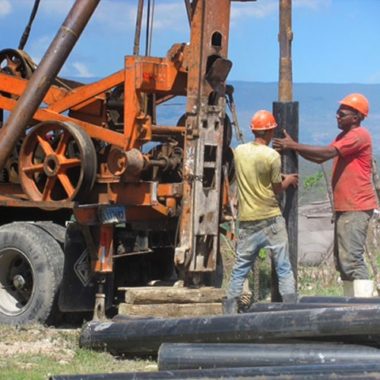 Building solar water wells in the most remote villages in haiti